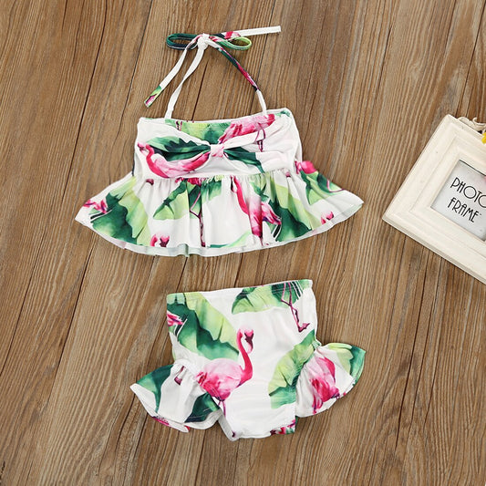 Kid Baby Girls  Two piece Clothes Sets Kids